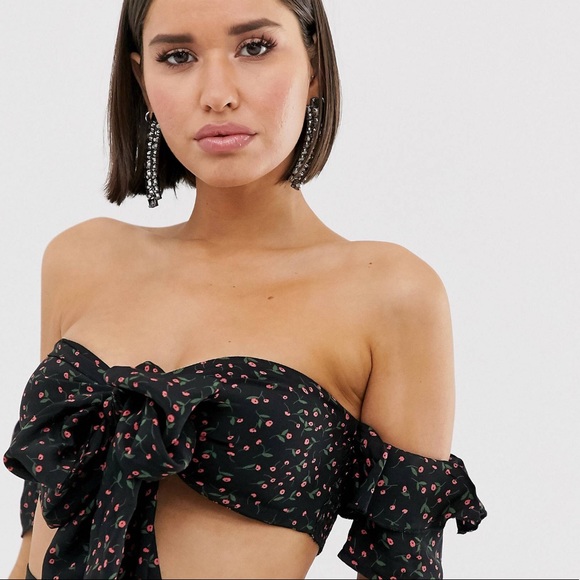 Bra top with tie front - Picture 3 of 4